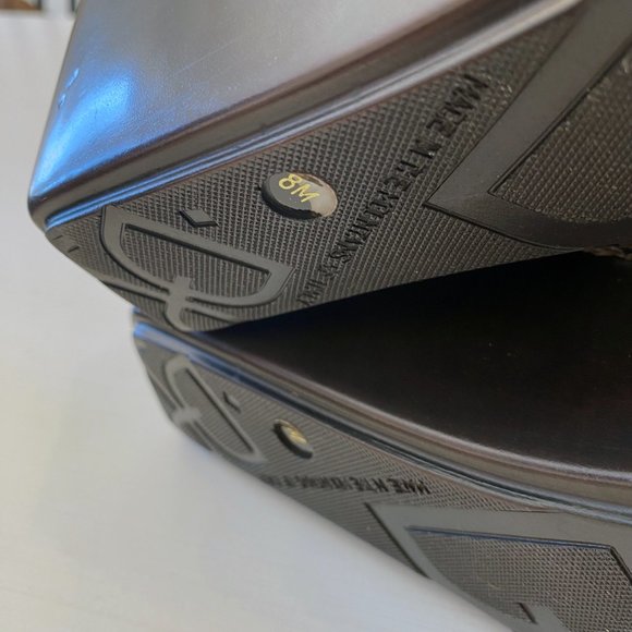 Donald J Pliner Bronze Snakeskin Wedge Platform Sandal Sassy Size 8 M - Picture 8 of 8